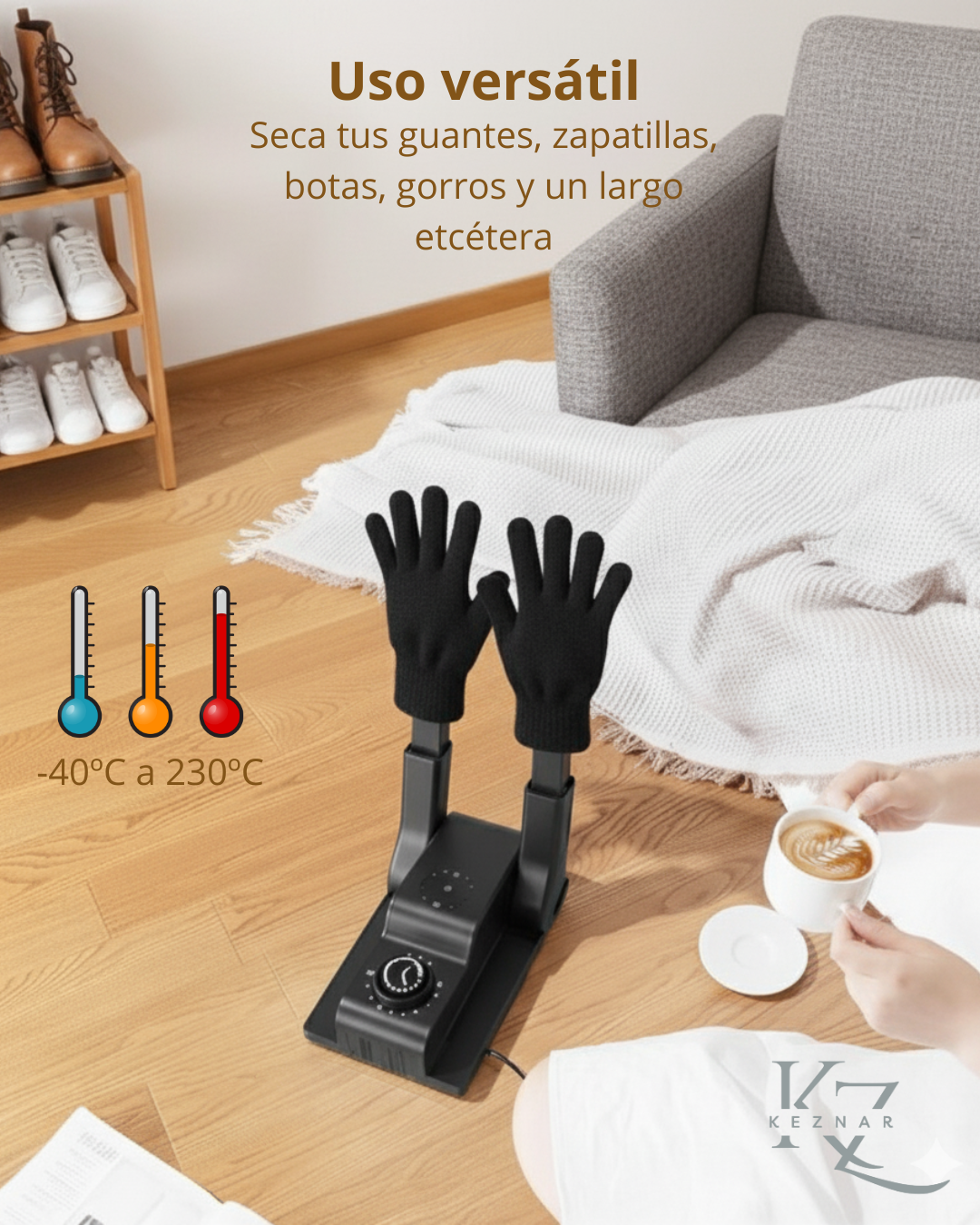 Secador de Zapatos Eléctrico – Seca y Protege tu Calzado en Minutos